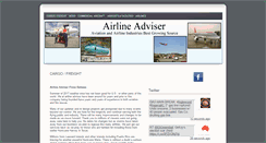 Desktop Screenshot of airlineadviser.com